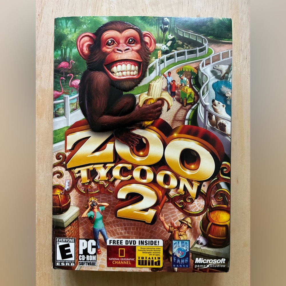Zoo Tycoon 2 PC, 2-Disc Set, 2004 CD-ROM Complete With Promo DVD